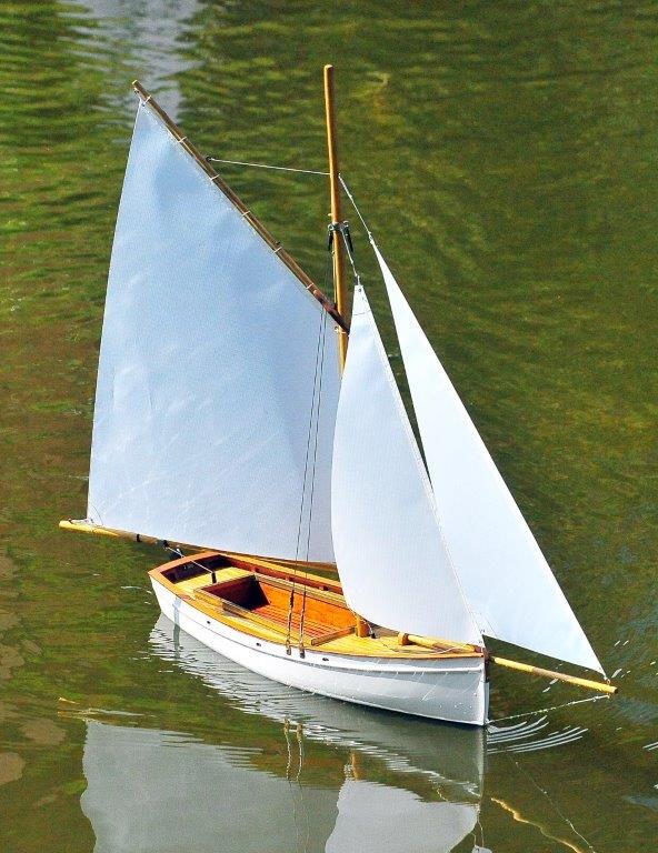 Rodney's sailing dinghy